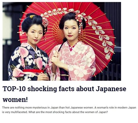 facts about japanese women